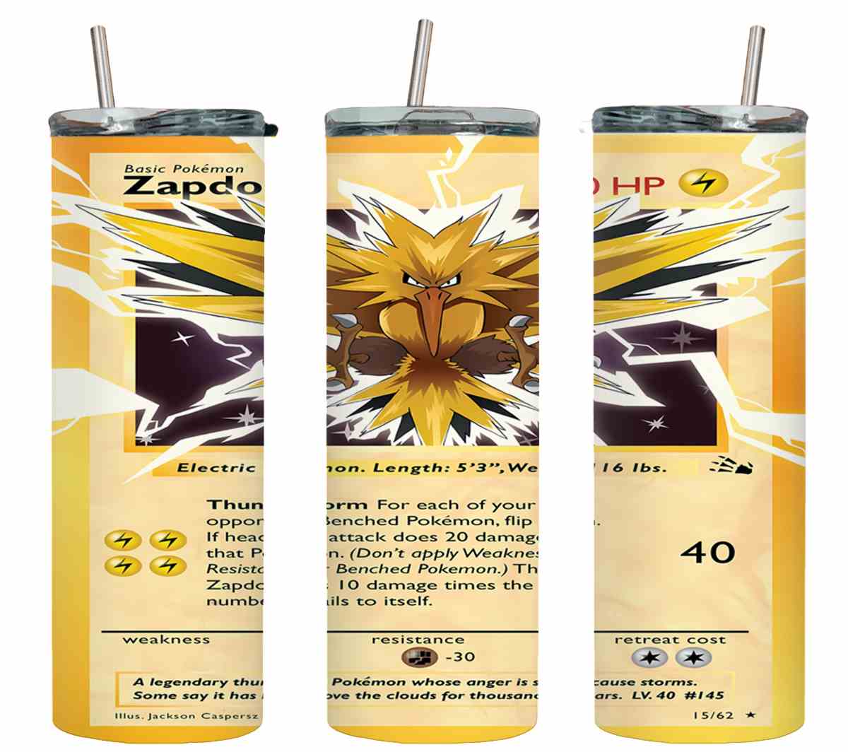 Pokemon Zapdos Card-8051